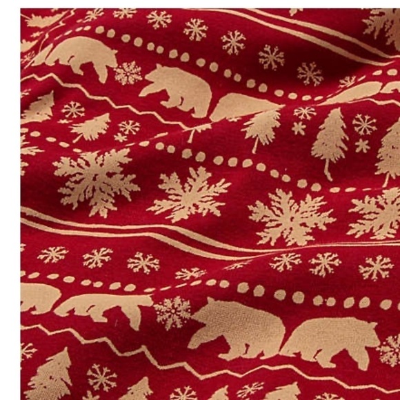 Burt's Bees® Berry Special Fair Isle Dog Bandana in Snowflake - Picture 2 of 2